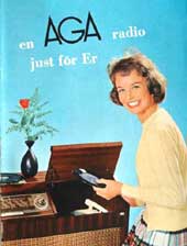 AGA - En AGA radio just för Er.  1958